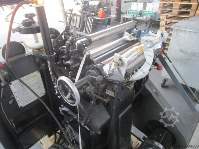 BOOK PRESS MACHINE HEIDELBERG TIEGEL A4 MIT HEISSFOLIENPRÄGEEINRICHT.