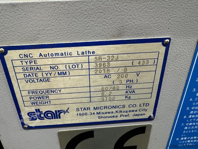 Automatisk drejebænk Star SR-32J