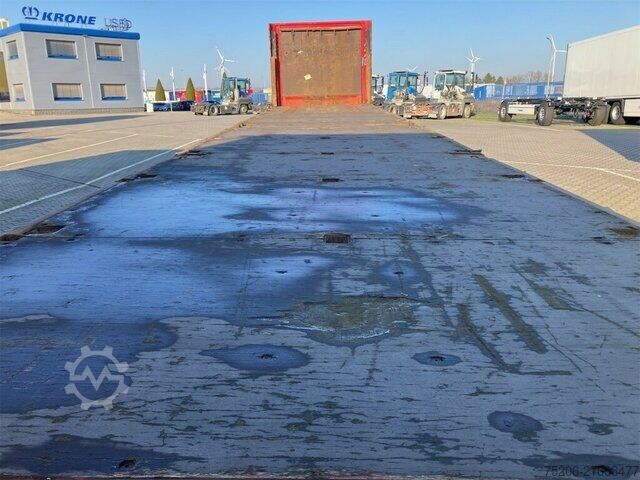 Open oplegger Krone Mega Liner Plateau mit Containerverriegelungen SDP 27 eLCVB4-S