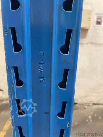 28.8 m pallet rack, 6 m high, 4 levels Stow Pal Rack