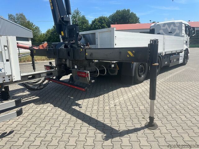 Camion plateau MAN TGX 26.470 6x2  Palfinger PK 18500 Funk + Hänger