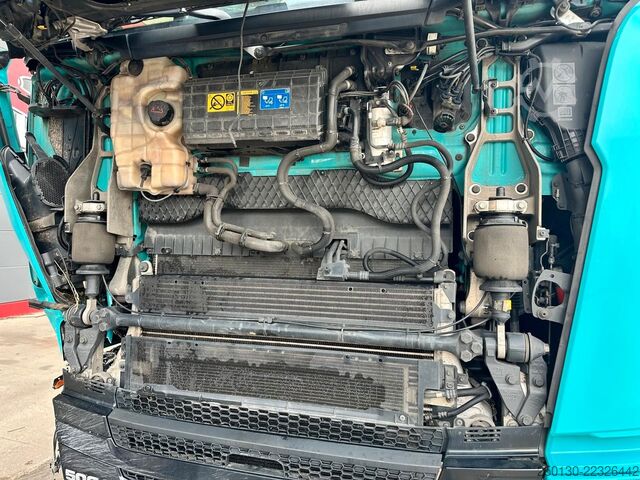 Camión para ganado SCANIA S500 4x2 LL 3.Stock Finkl Viehwagen *unfall*