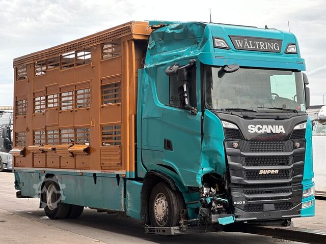 Chasis de camión SCANIA S500 4x2 LL Fahrgestell *Retarder* *unfall*