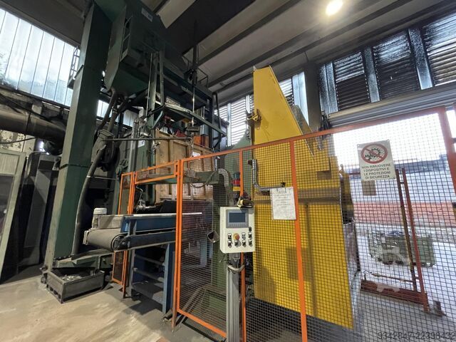 Tryskací stroj Carlo Banfi, revamp. Metal Service srl GT30