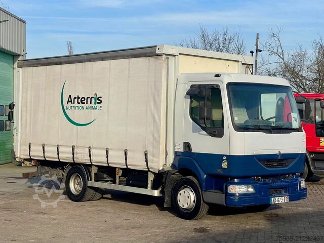 Sliding tarpaulin Renault Midlum 180 11,9t Manual. 490026 km, MOT 02-04-2...