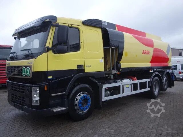 Tanker truck Volvo FM 12 340pk feultanktruck 18.500 liter manual g...