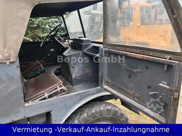 Pick-up bestelwagen MERCEDES-BENZ Damlier-Benz U 25 -Unimog -Cabrio-H Kennzeichen