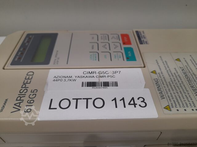 Adagoló YASKAWA CIMR-G5C43P7