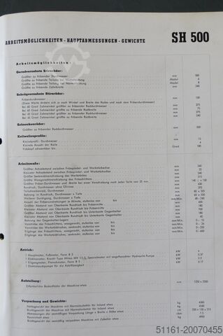 Machine à tailler les engrenages par fraise-mère STAEHELY SH500