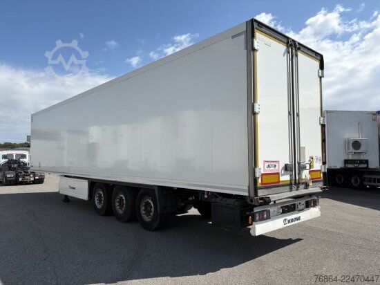 Low loader semitrailer KRONE SD COOL LINER, DOPPELSTOCK, LIFTACHSE,  CARRIER VECTOR 1950,