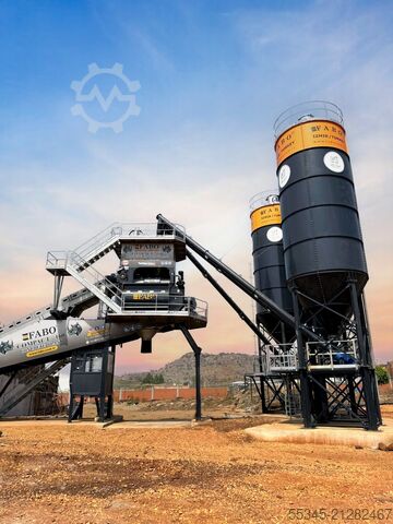 Concrete mixing plant / concrete plant FABO Concrete Batching Plant 160 m3 Compact Concrete Batching Plant