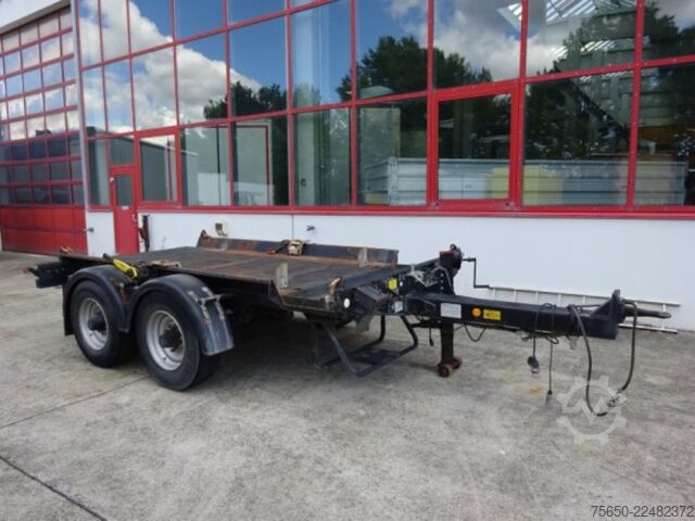 Silo-aanhanger Hüffermann HTM 1335 LT  13,5 t Tandem- Absetztmulden Anhänger
