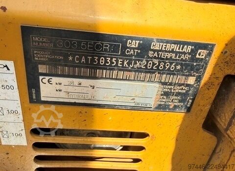 Mobiele graafmachine Caterpillar 303.5 CR