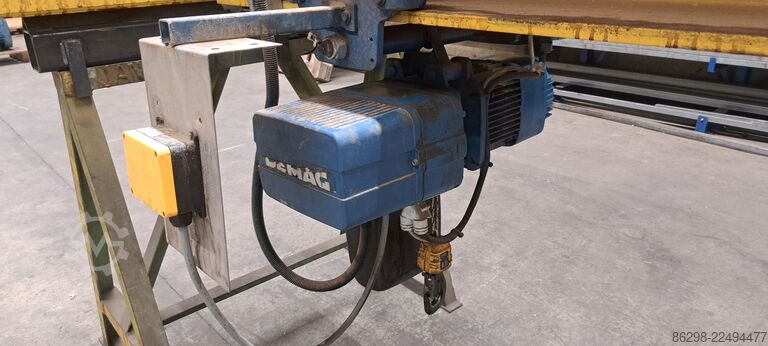 Enkeltbærende traverskran Demag 15.124mm x 1.000 kg