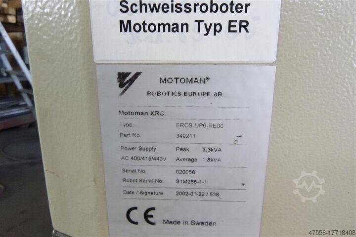 Svařovací robot Motomann robotec XRC ERCS-UP6-RE00