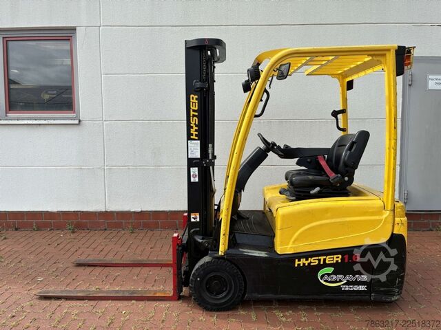 Elektrisk 3 -hjulet gaffeltruck Hyster J 1.6 XNT LWB