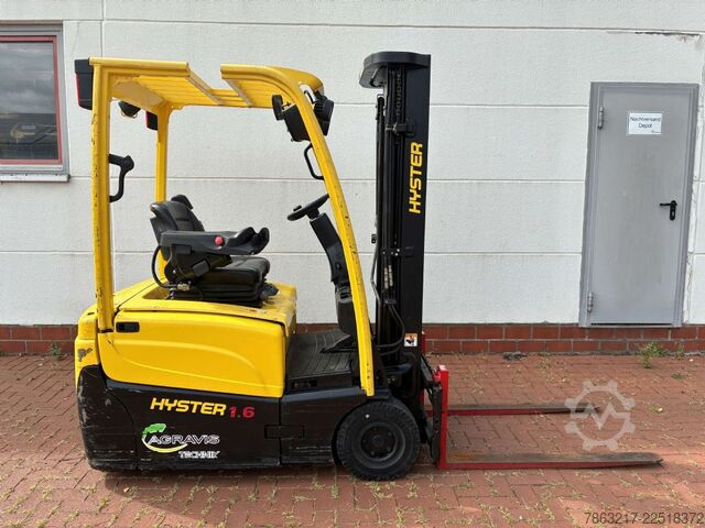 Elektrisk 3 -hjulet gaffeltruck Hyster J 1.6 XNT LWB