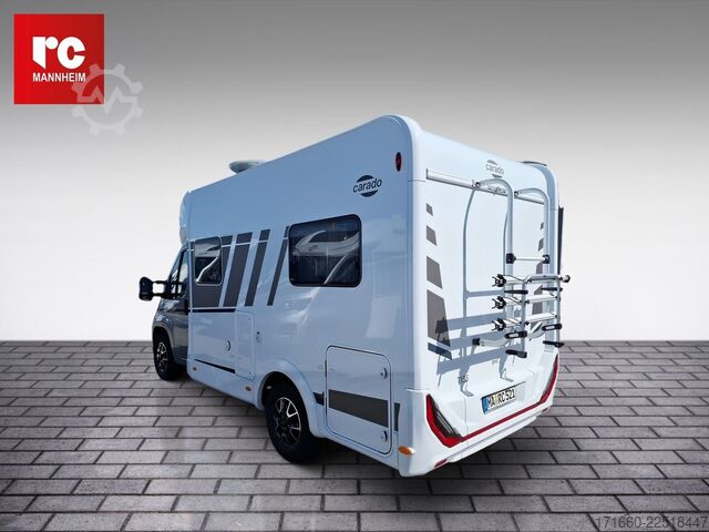 Semi-integrated camper CARADO pro+ T 135 Hubbett, Safety-Paket, TV-Paket