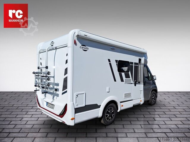 Semi-integrated camper CARADO pro+ T 135 Hubbett, Safety-Paket, TV-Paket