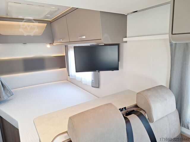 Semi-integrated camper CARADO pro+ T 135 Hubbett, Safety-Paket, TV-Paket