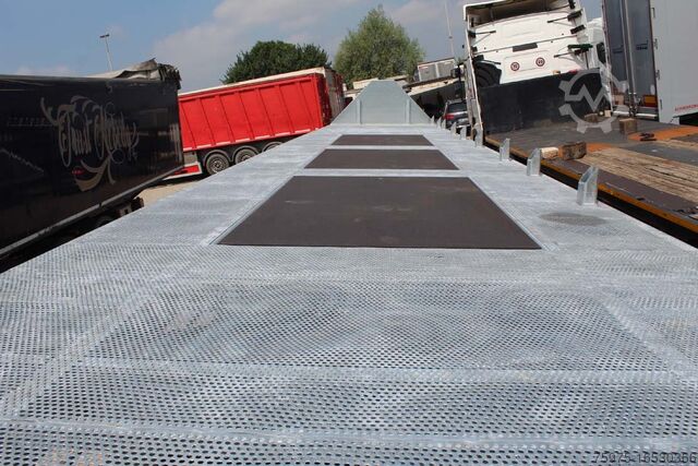 Açık yarı römork fast semirimorchio pianale trasporto lamiere