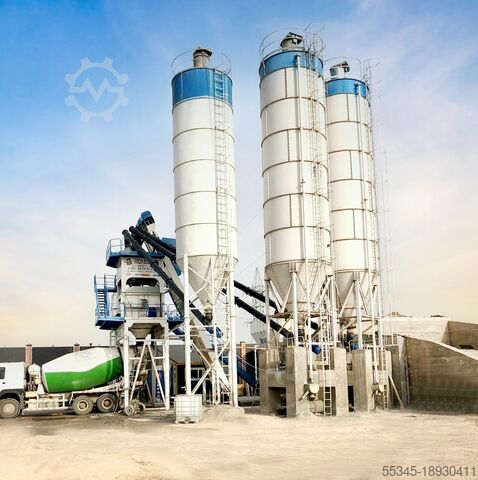 Planta mezcladora de hormigón estacionaria 120M3 stationary concrete batching plant 120M3 stationary concrete batching plant