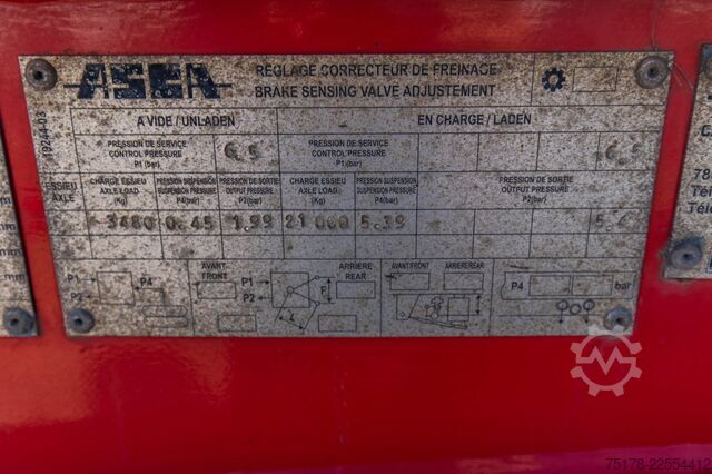BDF-systeem ASCA BI-TRAIN 20''+ SELLETTE/FIFTH WHEEL