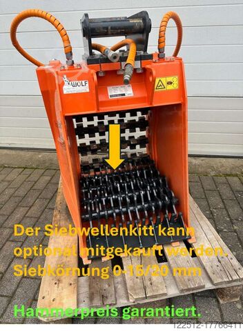 Bladafscheiders Wolf Technik für Baumaschinen Terra-Star TSE.054.M80X