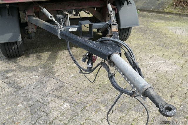 Otevřený přívěs s plachtou KRONE AZ, Bordwände, BPW, 7.300mm lang, Luftfederung