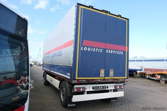 Remolque abierto con toldo KRONE AZ, Bordwände, BPW, 7.300mm lang, Luftfederung