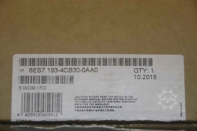 Klemmenmodule 5 stuks Siemens 6ES7 193-4CB30-OAAO