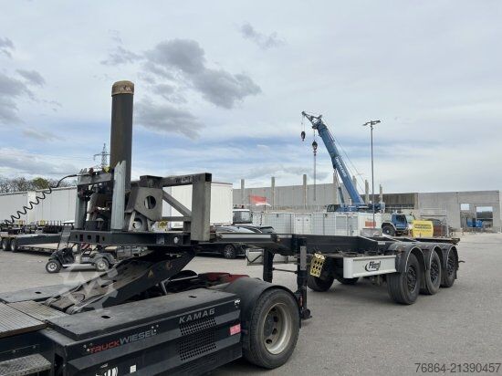 Návěs s výměnnou nástavbou FLIEGL 30 FT CONTAINER KIPPCHASSIS ,ALUFELGEN