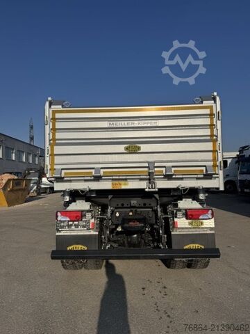 Třístranný sklápěč MAN TGS 35.520 3-SEITENKIPPER, 8X4,  MEILLER-GESTEINSKIPPER, RETARDER