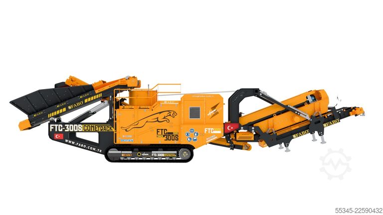 Equipamento de trituração FABO cone crusher / stone crusher 400-500 TPH Cone crusher FTC-300S