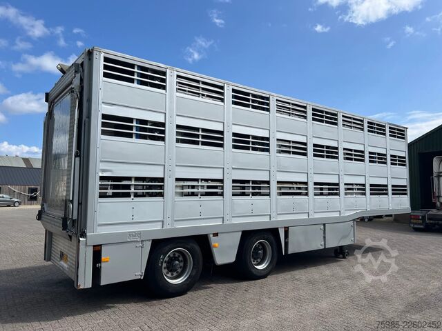 Transporte de gado Berdex TO 180 S Berdex Veewagen Livestock Weeglift