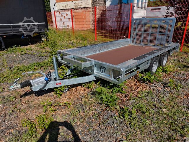 Pótkocsi HENRA MT 353517 Maschinentransporter  100 km/h neu