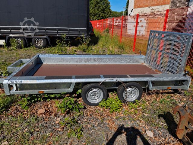 Pótkocsi HENRA MT 353517 Maschinentransporter  100 km/h neu