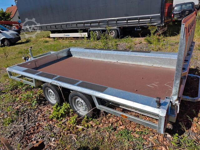 Pótkocsi HENRA MT 353517 Maschinentransporter  100 km/h neu