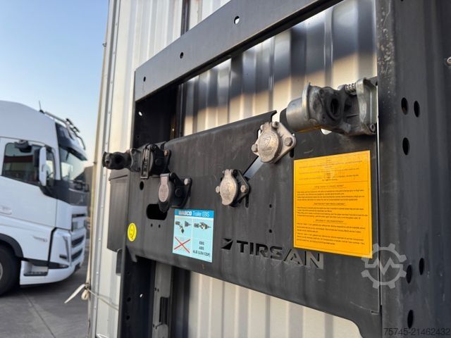 Nyitott ponyvás félpótkocsi Tirsan TIRSAN *  * BORDWÄNDE * HUBDACH *