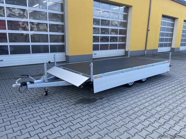 Laadbak open Saris PL 406 204 2700 + Schienen 406cm x 204cm