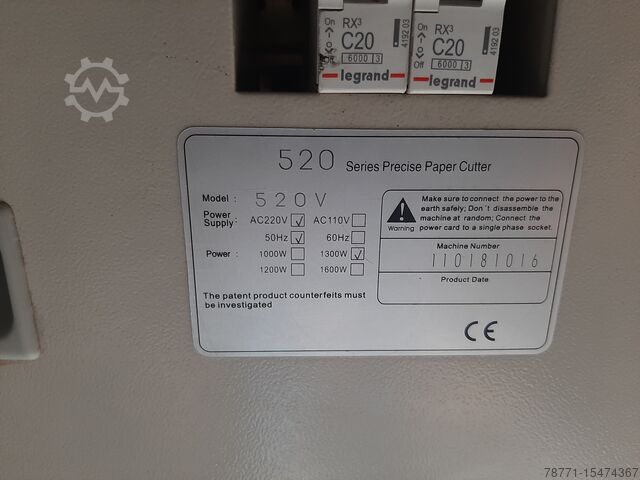 Cortadora de papel Precision 520V