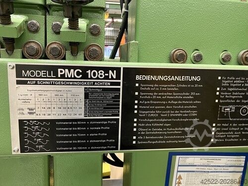 Koudzaag - horizontaal TRENNJÄGER PMC 108-N