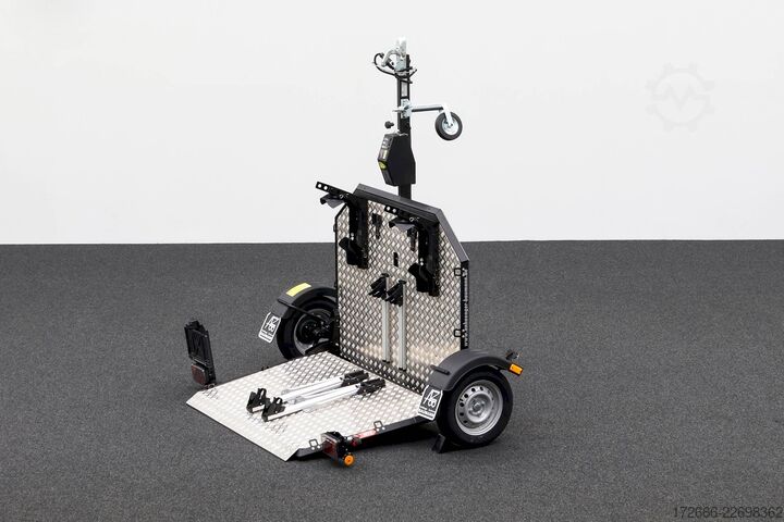 Motortrailer Lorries MT-2 | FAHRRADTÄGER 240X174CM 750KG 2ER MOTORRADANHÄNGER