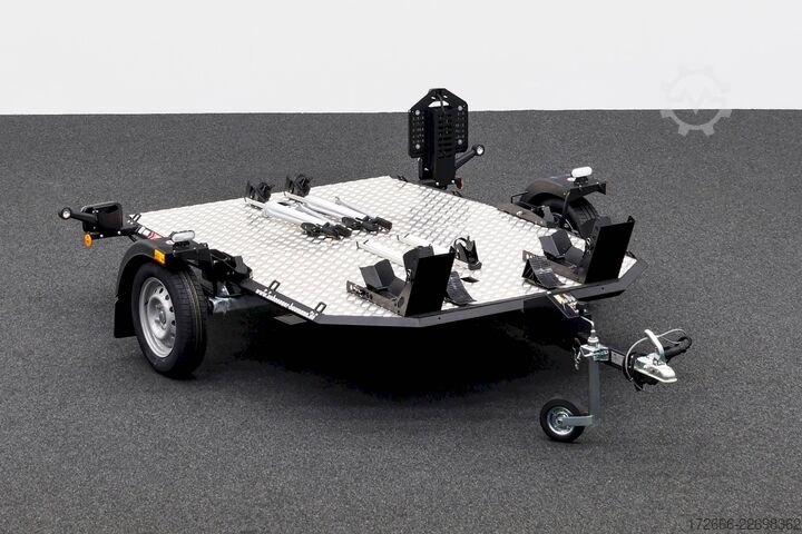 Motortrailer Lorries MT-2 | FAHRRADTÄGER 240X174CM 750KG 2ER MOTORRADANHÄNGER