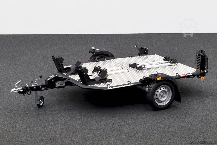 Motortrailer Lorries MT-2 | FAHRRADTÄGER 240X174CM 750KG 2ER MOTORRADANHÄNGER