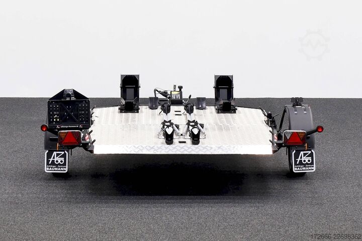 Motortrailer Lorries MT-2 | FAHRRADTÄGER 240X174CM 750KG 2ER MOTORRADANHÄNGER