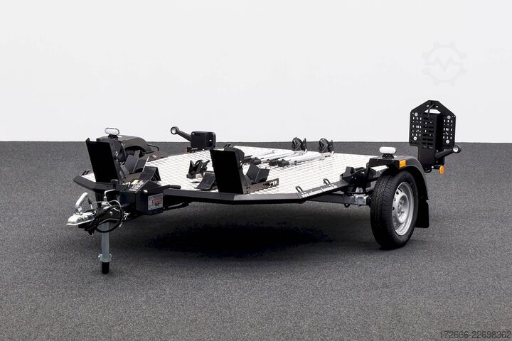 Motortrailer Lorries MT-2 | FAHRRADTÄGER 240X174CM 750KG 2ER MOTORRADANHÄNGER