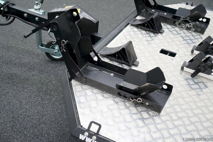 Motortrailer Lorries MT-2 | FAHRRADTÄGER 240X174CM 750KG 2ER MOTORRADANHÄNGER