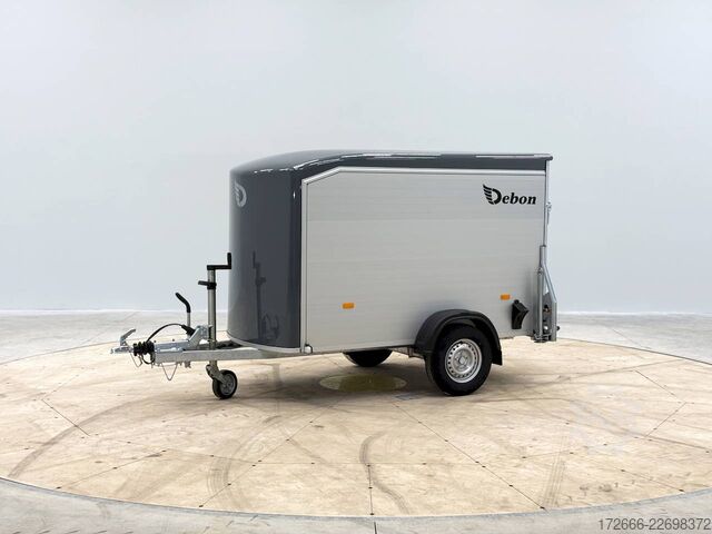 Reboque baú Debon CHEVAL LIBERTE DEBON C255 V2 ALU 1300 KG | IRON GREY +SEITENTÜR