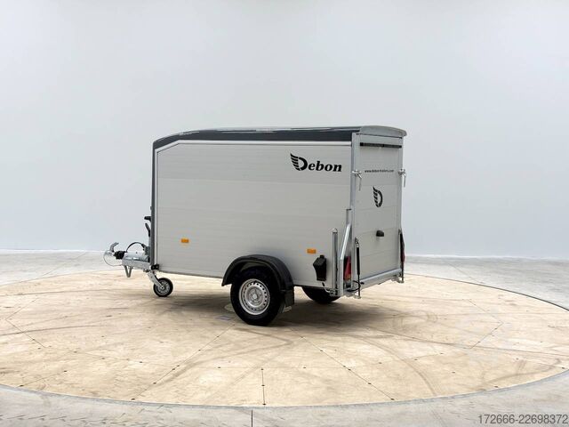 Reboque baú Debon CHEVAL LIBERTE DEBON C255 V2 ALU 1300 KG | IRON GREY +SEITENTÜR